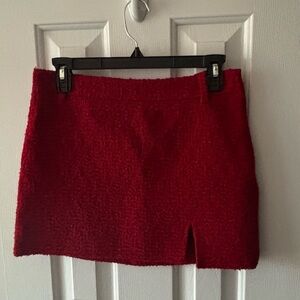 Zara Vibrant Red Mini Skirt